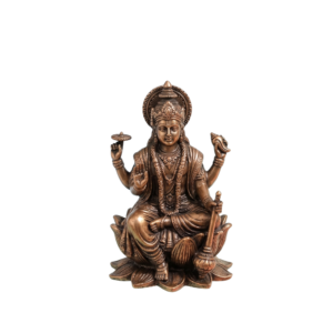Vishnu Ji Murti, 6 Inch Handcrafted Idol, Antique Brass Finish Statue for Pooja Room, Home Temple, Office, Vastu, Meditation & Gifting